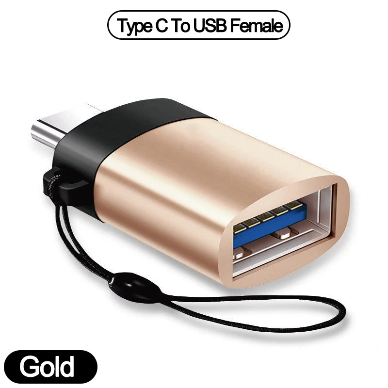 Type C To Micro-SD TF Adapter OTG USB Adapters Smart Memory Card Reader Micro USB To Type C Micro-SD Adapter for Xiaomi Macbook