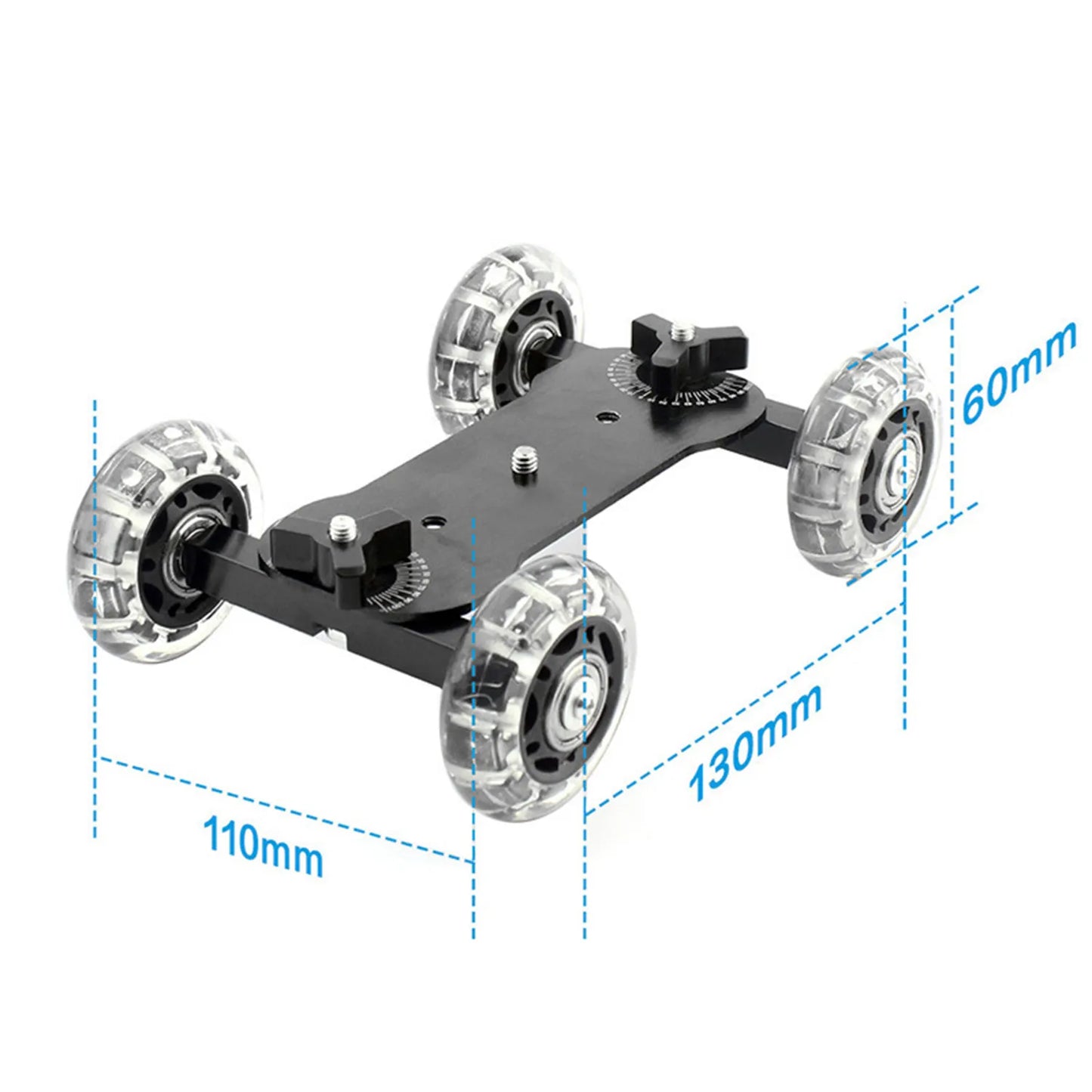 Camera Table Slider Dolly Desktop Mini Video Car Stabilizer For DSLR Camera Desktop Directional Pulley Shooting Car