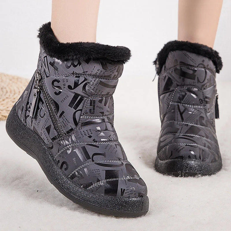 Boots Women Waterproof Snow Boots For Winter Shoes Women 2022 Keep Warm Ankle Boots Low Heels Winter Botas Mujer Botines Female